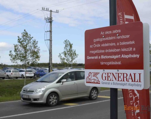 Okos zebra védi a gyalogosokat a Robert Bosch úton